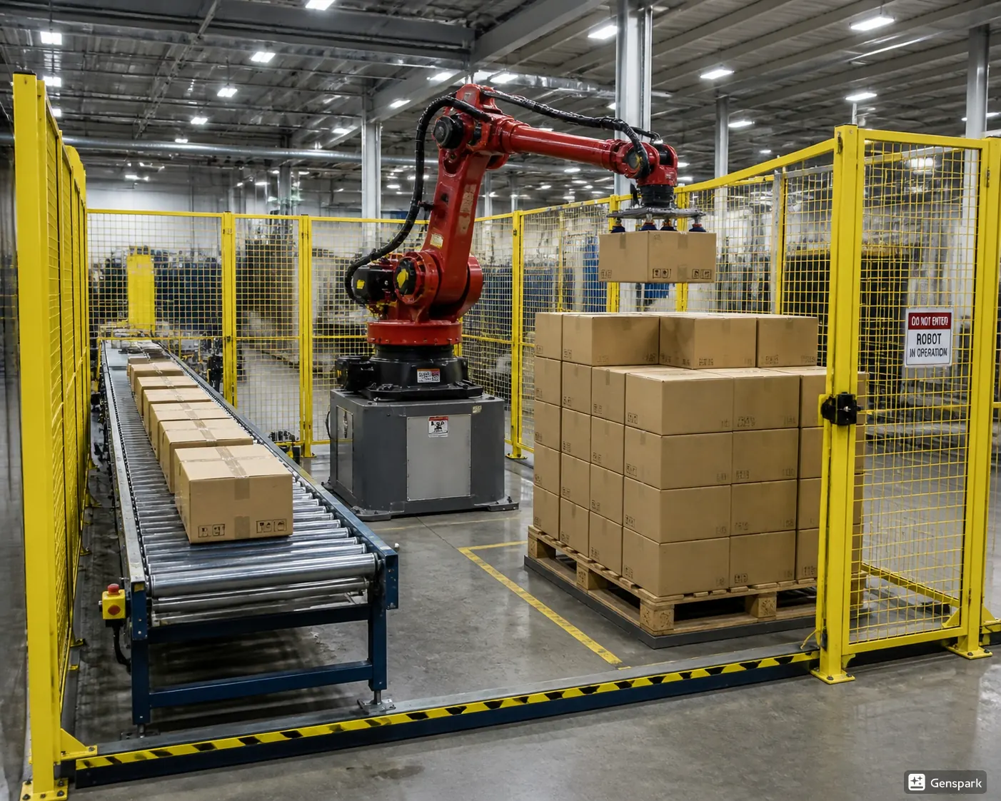 Robotic palletising