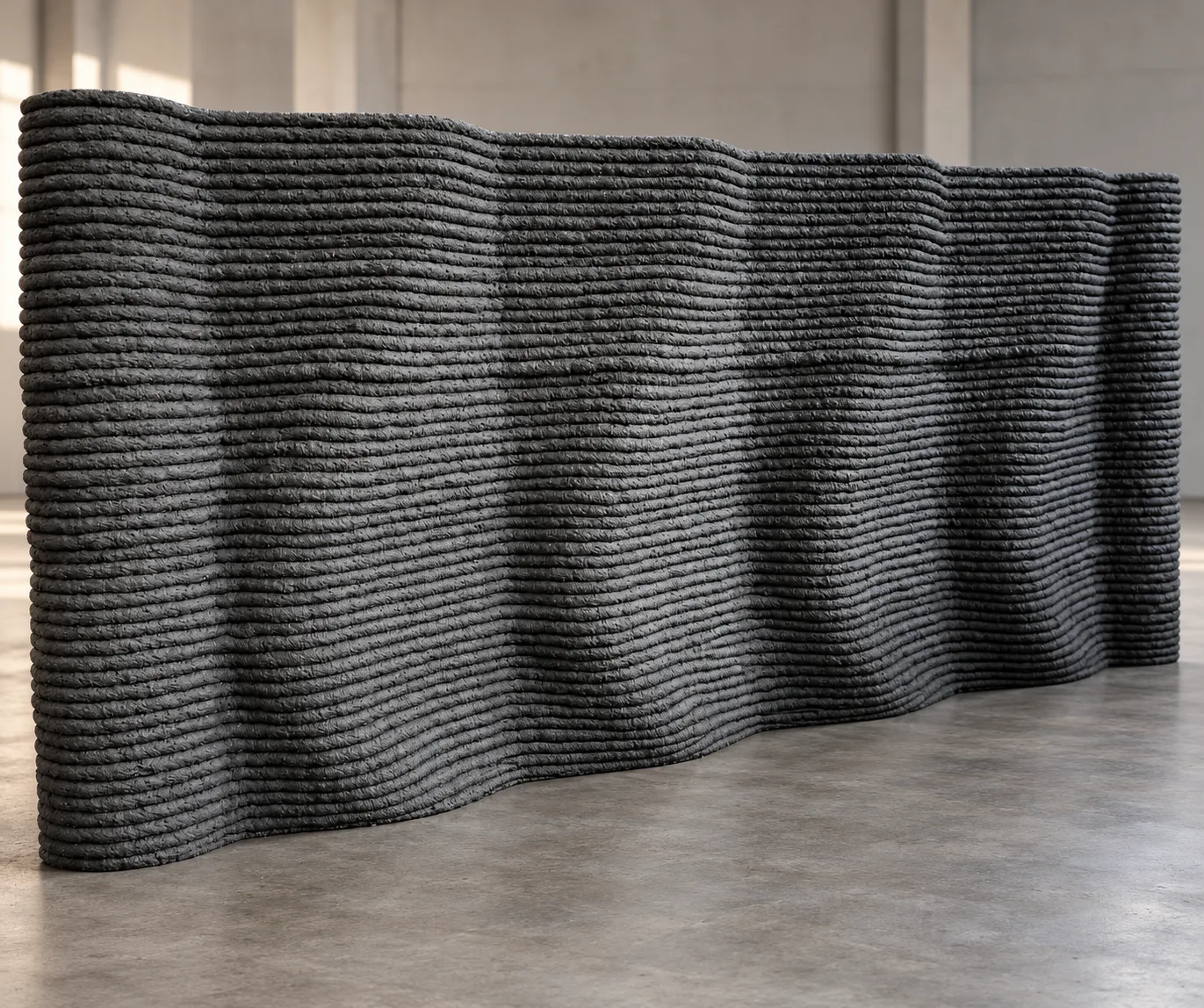 3D-printed concrete element