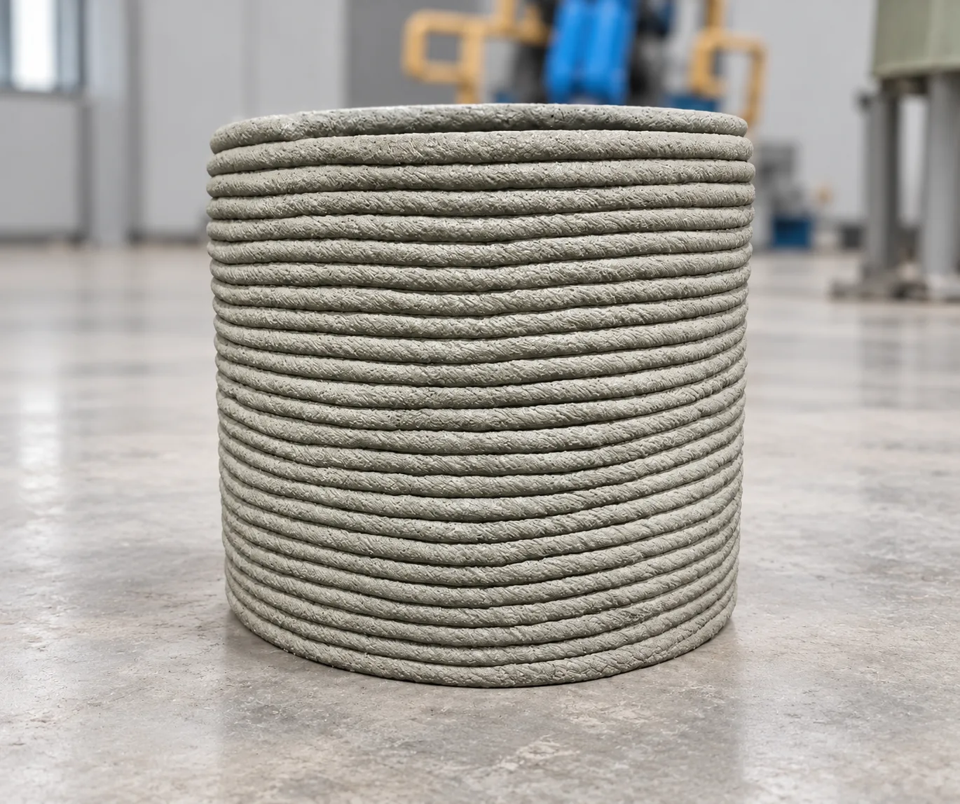 3D-printed concrete element