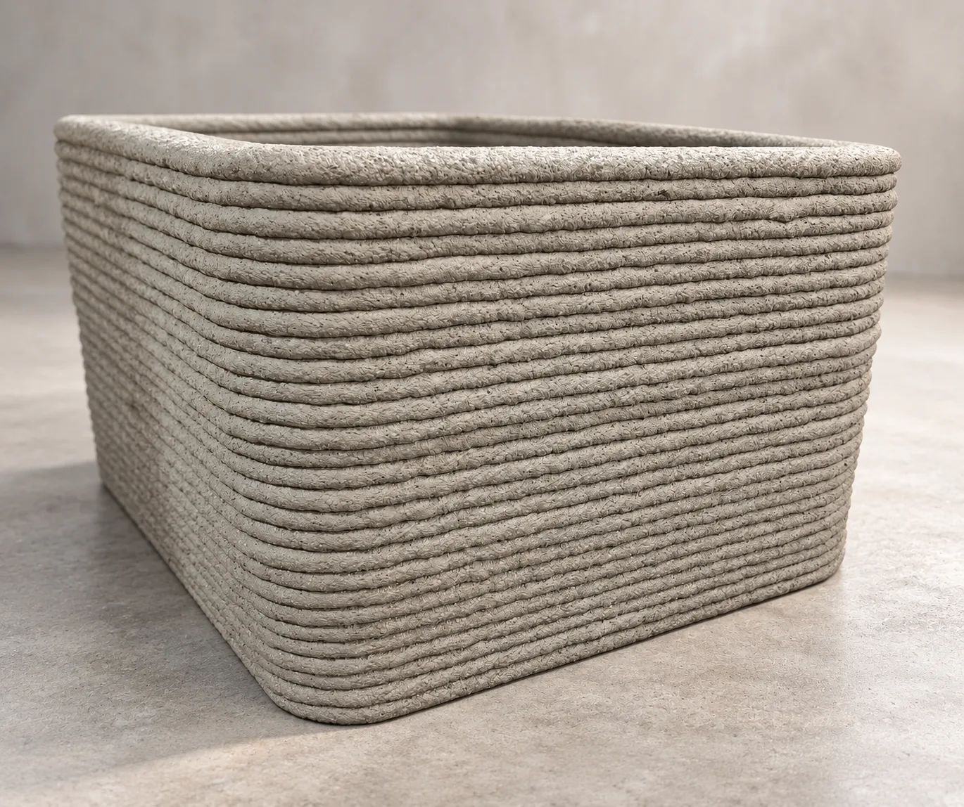 3D-printed concrete element