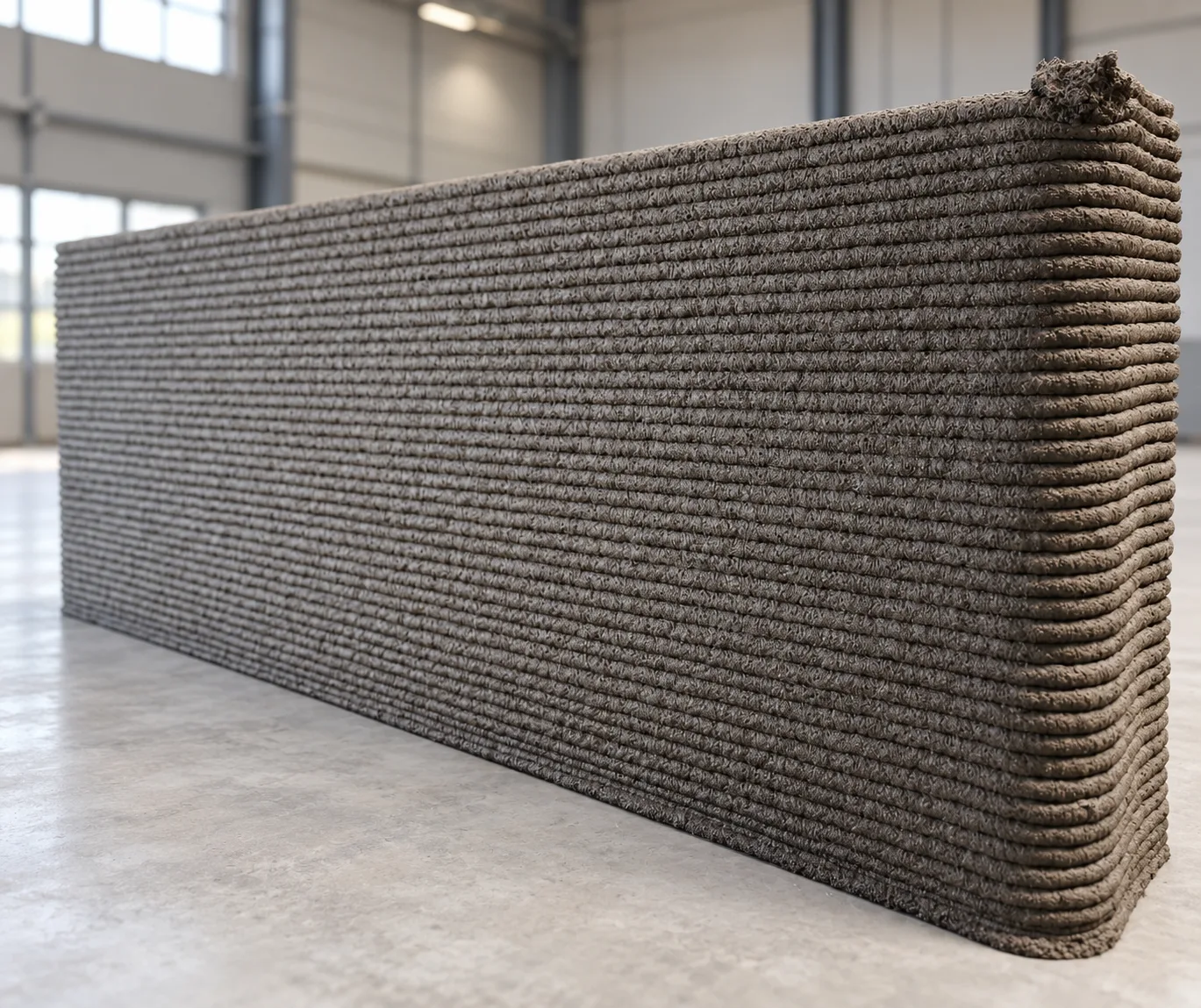 3D-printed concrete element