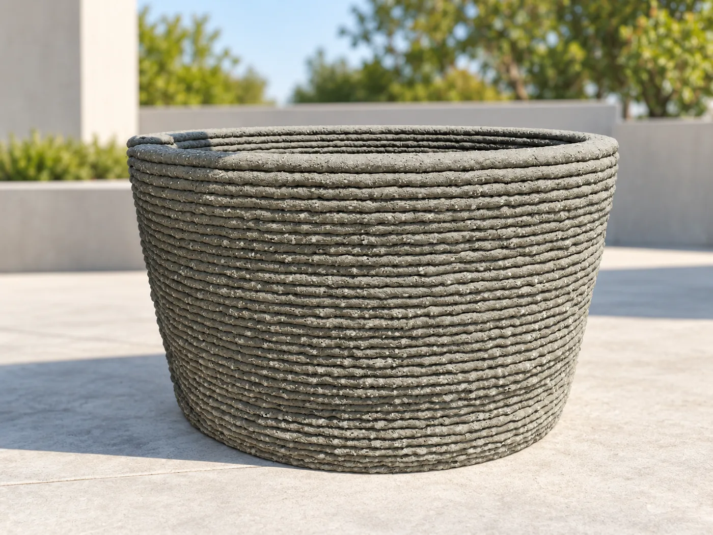 3D-printed concrete element