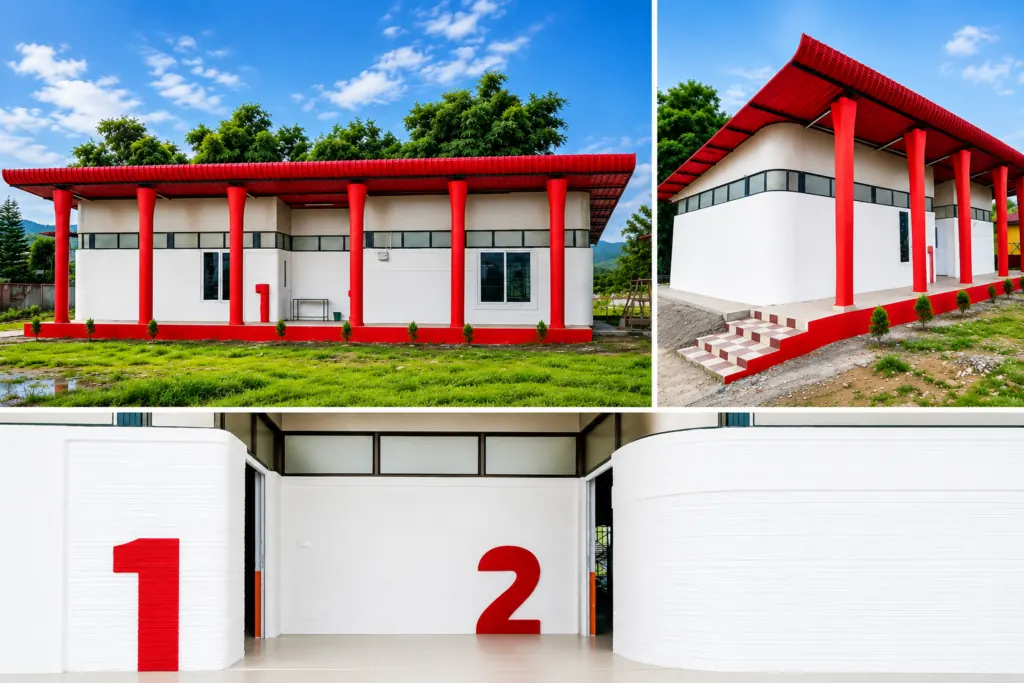 3D-printed classrooms